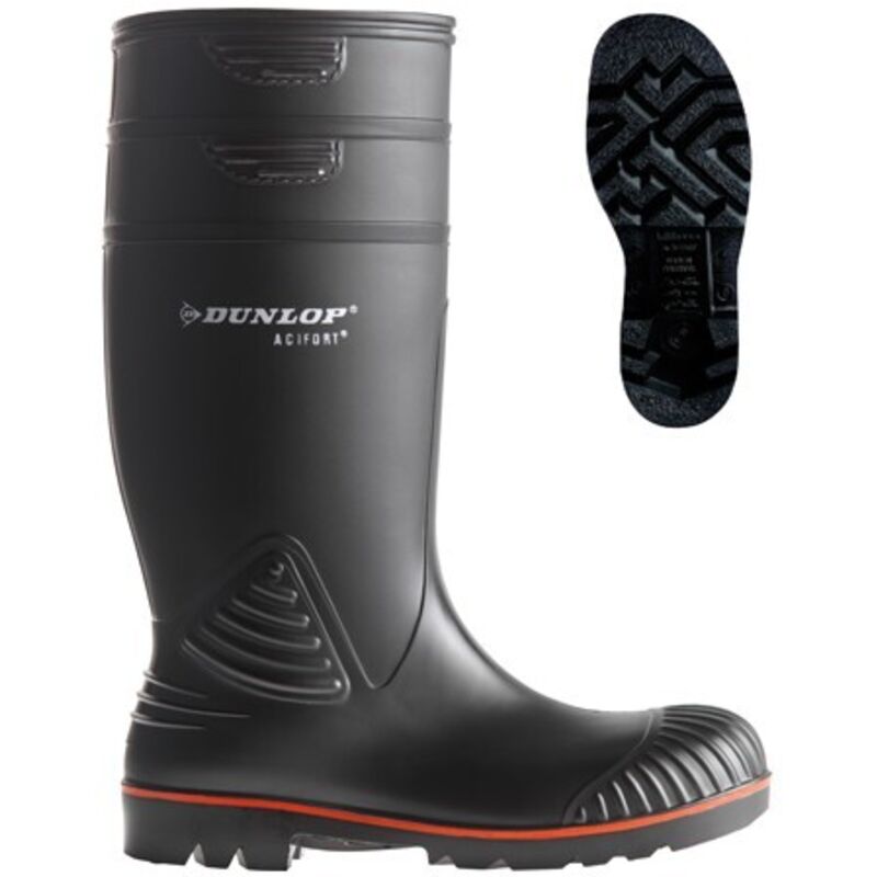 Bottes chantier Acifort, S5, Gr.45,noir