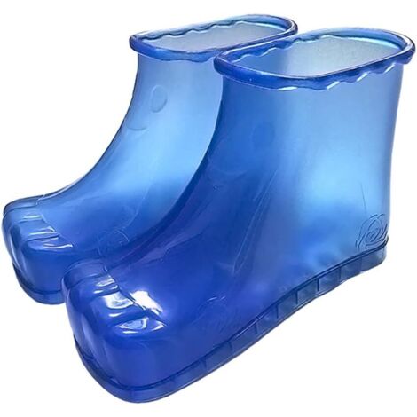 Bottes de massage des pieds et chaussures de bain de pieds (18cm-bleu)