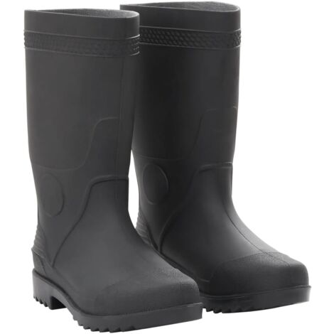 Bottes de pluie noir taille 38 PVC vidaXL724499