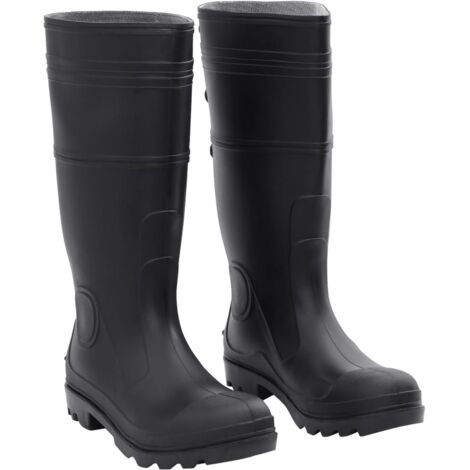 Bottes hautes en caoutchouc, noires, 40