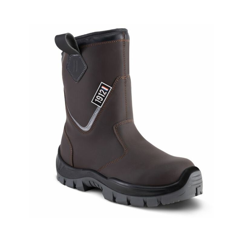 Bottes de securite Gaston Mille unitan fourré btp construction S3 hi ci src - UOMF3 43
