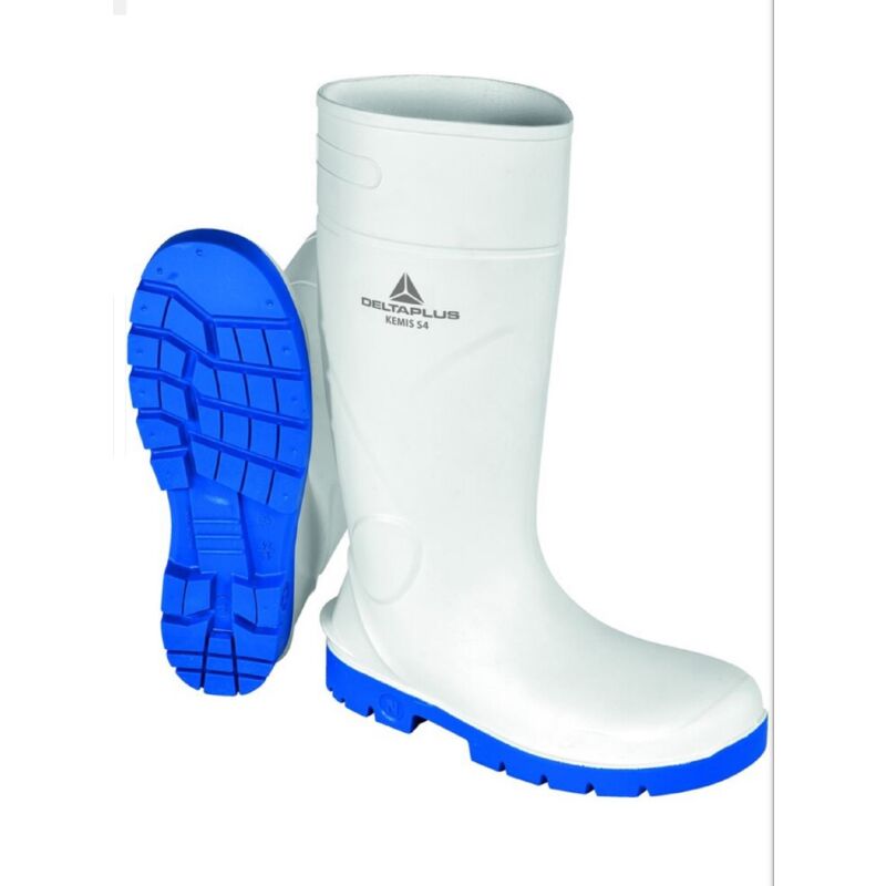 Botte de sécurité kemis S4 P.44 pvc blanc ci fo a e sr Delta Plus KEMISS4BC44