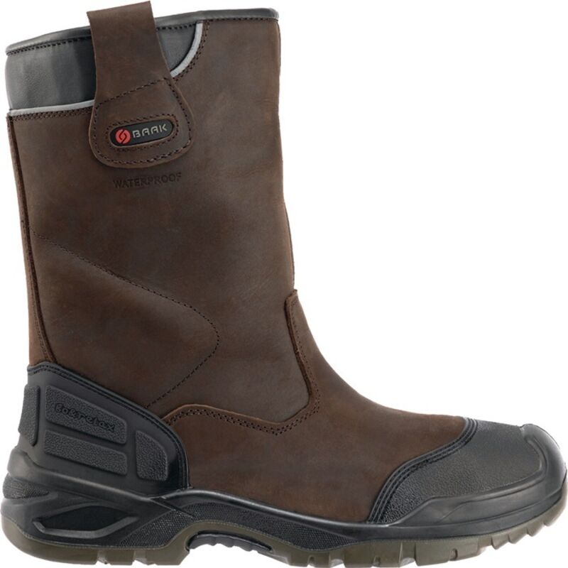 Baak - Sicherheitsschlupfstiefel Hercules Gr.45 braun S3 src wr EN20345 Leder