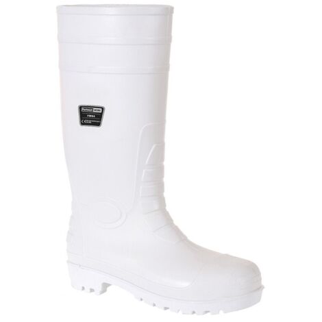 Bottes de sécurité agro-alimentaire blanches - Pointure : 44 - PORTWEST