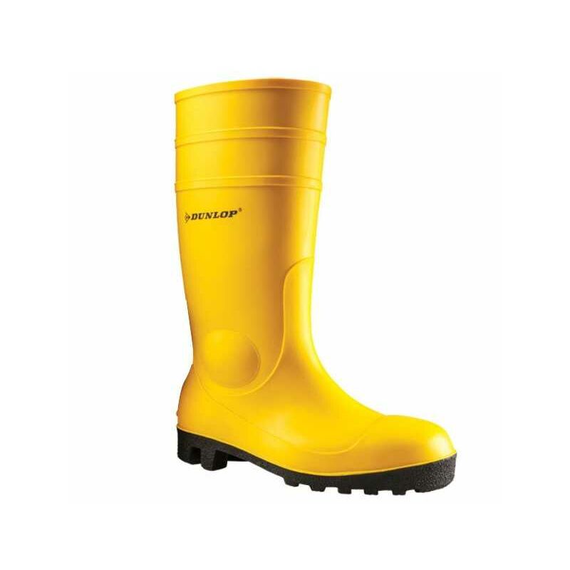 Dunlop - Bottes de Sécurité Pvc Genou 44 Jaune