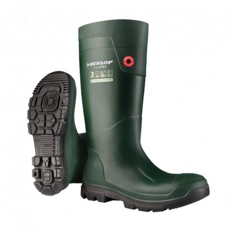 Bottes de sécurité doublée antifroid légère Dunlop PUROFORT PRO S5 SRC CI Vert 46