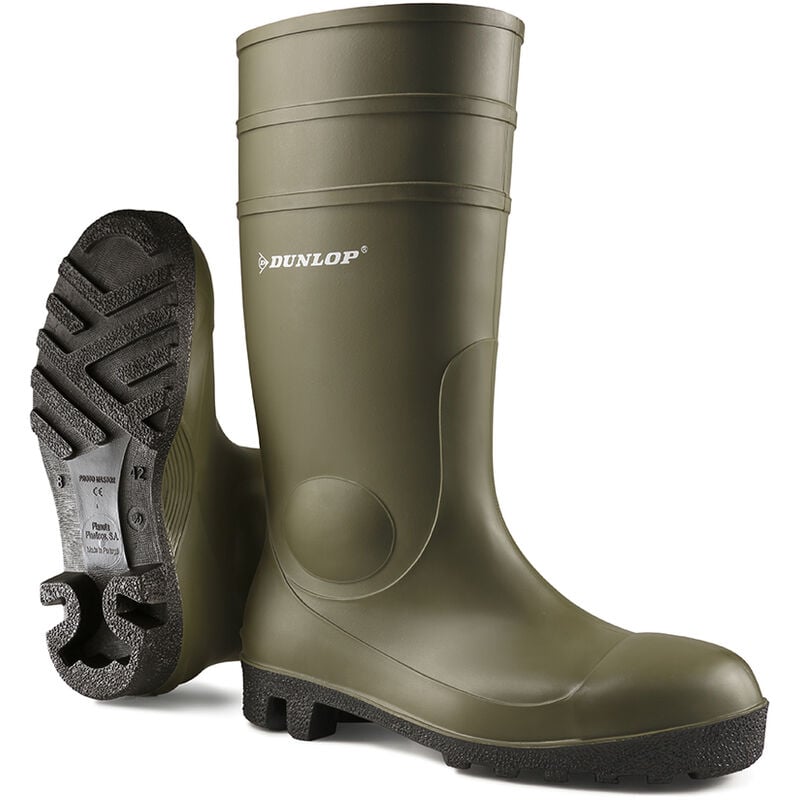 Bottes de sécurité S5 sra vert/noir protomastor full safety P47 Dunlop 142VP.47