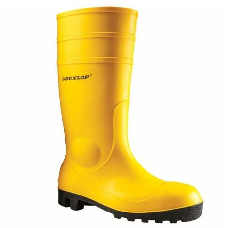 Bottes de sécurité en PVC pour genoux 44 Jaune Dunlop