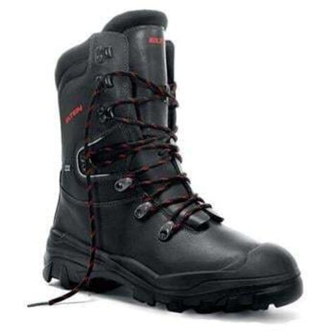 Bottes de sécurité forestière Arborist GTX taille 44 noir en cuir hydrofuge