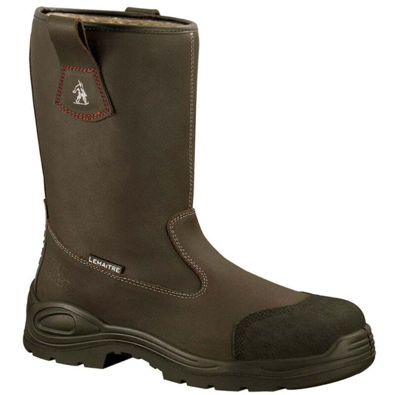 Bottes de sécurité fourrées Lemaitre Transalp S3 Marron 46