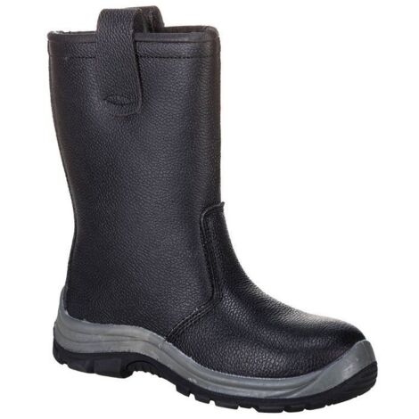 Chaussures De Sécurité Portwest Steelite S1P - Cuir, Semelle Anti-chaleur - Pour Chantier, Atelier - Homme