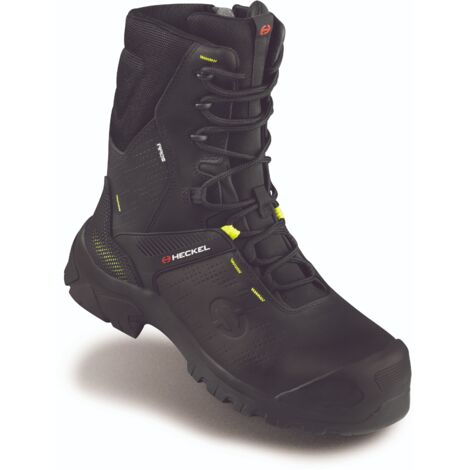 Bottes de sécurité Heckel 67673, Unisexe, T 42, Noir ( Prix pour 1 paire )