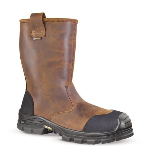 Bottes de sécurité Jallatte JALBOX SAS S3 CI HI HRO SRC pointure 38 coloris marron/noir