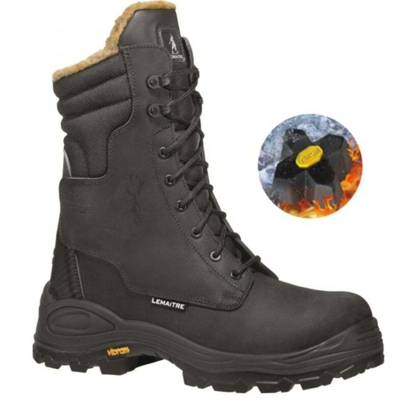 Bottes de sécurité montantes Lemaitre Tundra sbp src 100% non métalliques Noir 44