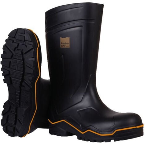 Bottes De Sécurité Rubber Line S5 Coloris Noir Pointure 44 - Rls5nr- 44