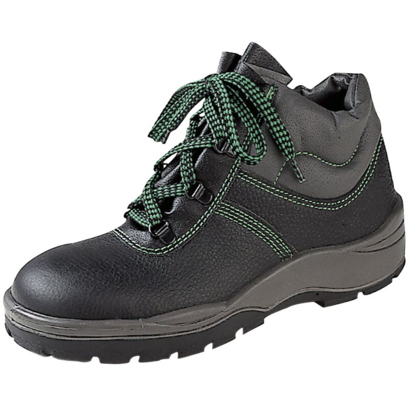 Bottes de sécurité taille 39 noir/gris cuir fleur de vachette S3 sra en iso 20345