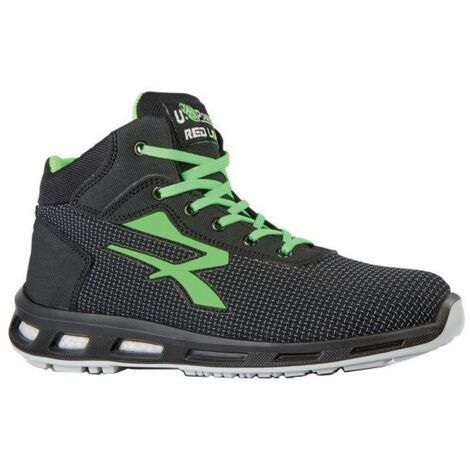 Bottes de sécurité UPower RedLion HARD taille 45 noir / vert - RL1035645
