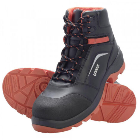 Bottes de sécurité Uvex 2 xenova S3 noir/rouge (95072) 42