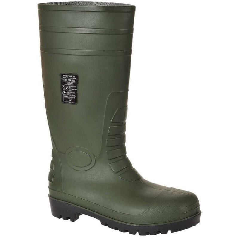 Portwest - Bottes de sécurité Wellington S5 couleur : Vert taille 38
