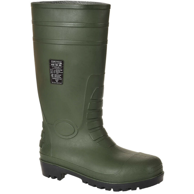 Portwest - Bottes de sécurité Wellington S5 couleur : Vert taille 41