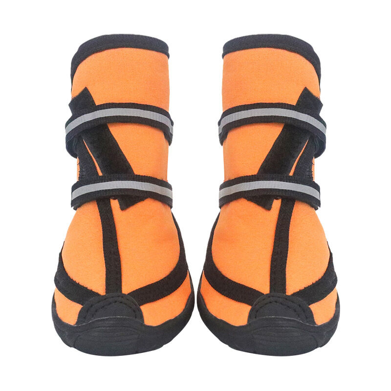 Bottes de sport pour chiens (orange 8,3 x 5,5 cm)