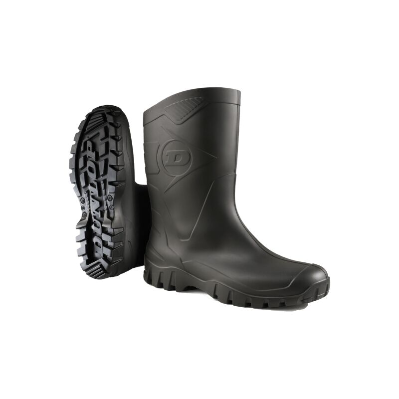 K500011 Bottes imperméables en pvc noir 44 - Dunlop