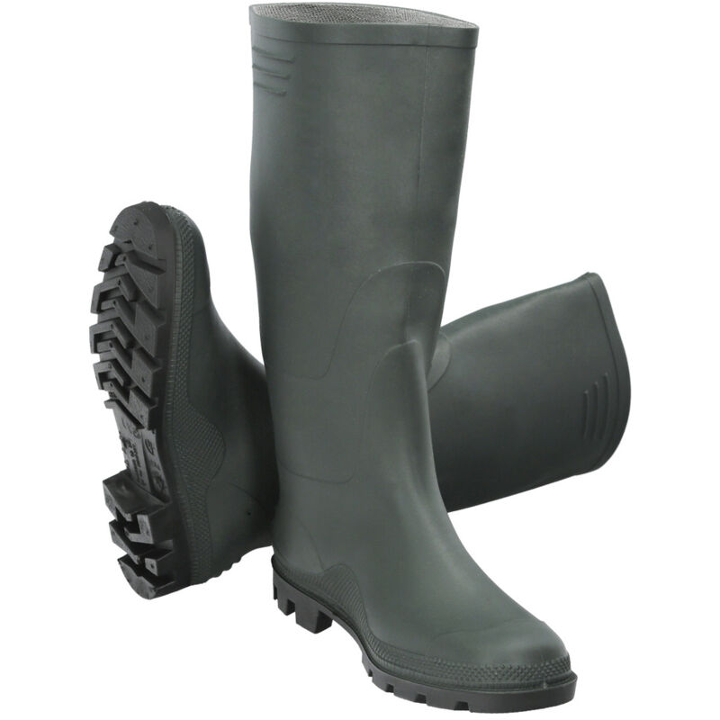 Bottes hautes vertes en caoutchouc Tº 42