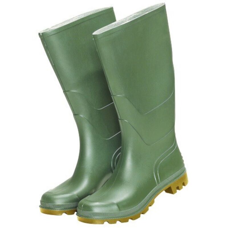Bottes hautes en caoutchouc vert Nº 40 (paire)