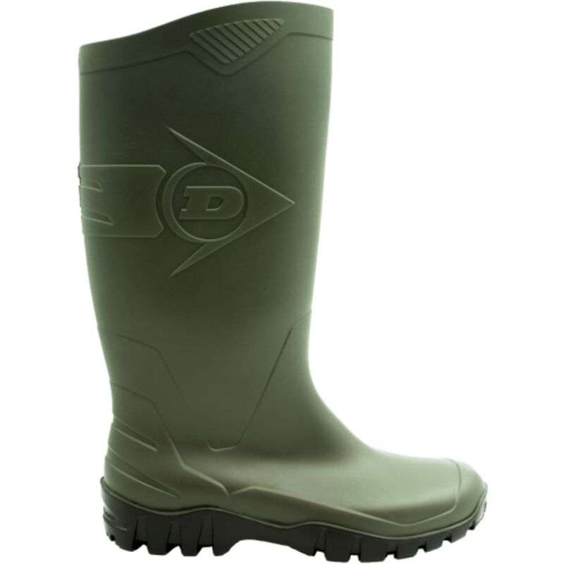 Dunlop K680011 Bottes imperméables danoises en PVC hauteur genou vert 40