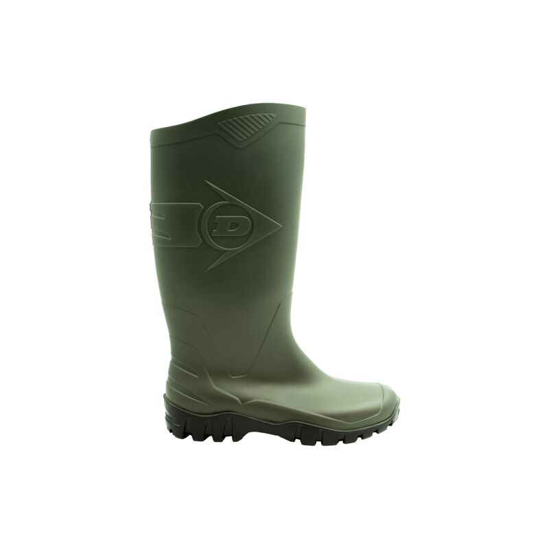 Dunlop - K680011 Bottes imperméables danoises en pvc hauteur genou vert 38