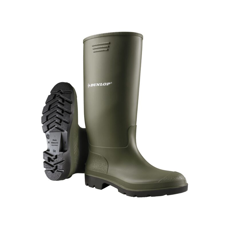 Bottes imperméables Dunlop 380VP Pricemaster vertes 36
