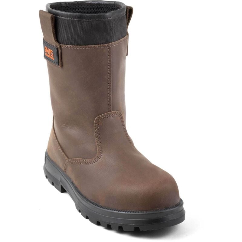 Botte de securite cuir pleine fleur hydro S3 sra Gaston Mille sutran 46