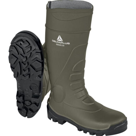 Bottes PVC Premium de sécurité - CBA - Couleur Vert - Pointure chaussures 44