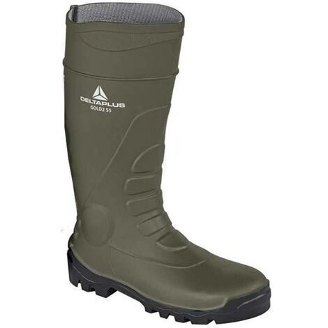 Bottes PVC Premium de sécurité - CBA - Couleur Vert - Pointure chaussures 48