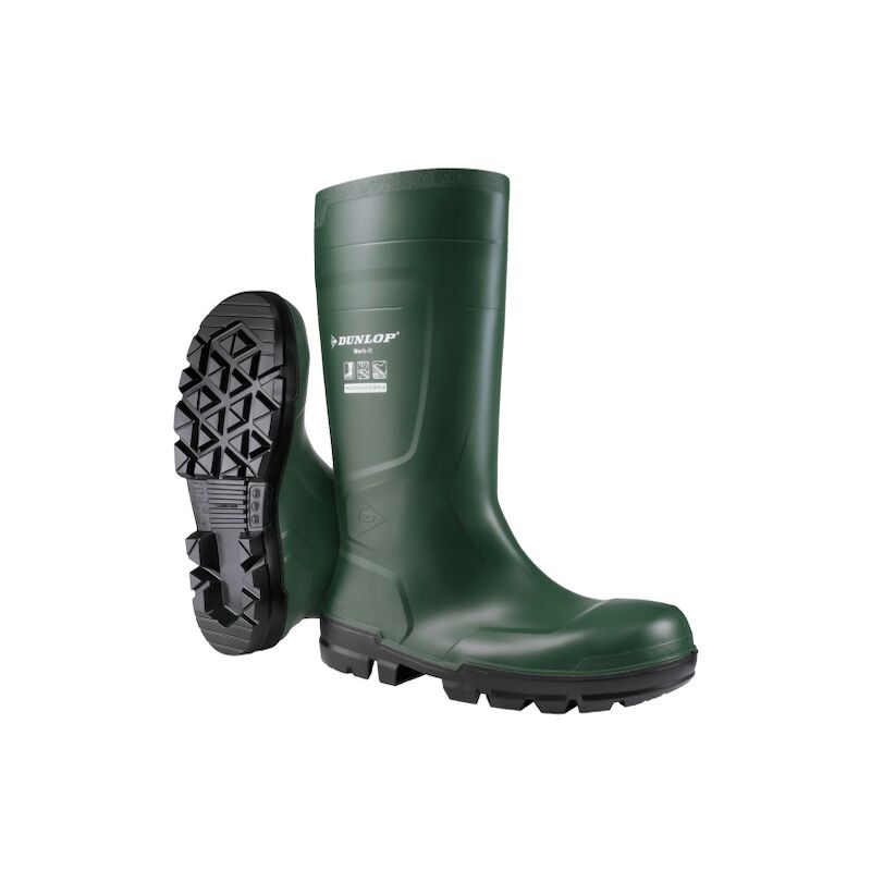 Bottes work-it vertes S5 - 40 Dunlop