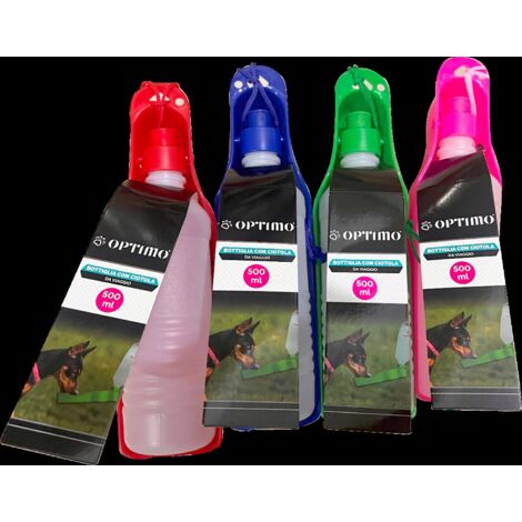 BOTTIGLIA CON CIOTOLA PET POTATILE 500 MLI DEALE PER FAR BERE IL TUO CANE OKXX