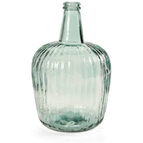 BOTTIGLIA DECORATIVA IN VETRO DA 10 LT IN COLORE TRASPARENTE