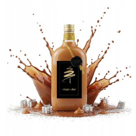 Bottiglia di vetro CLASSICA 500 ml Bottiglie di liquore di vino DECORATE A MANO 0,5l