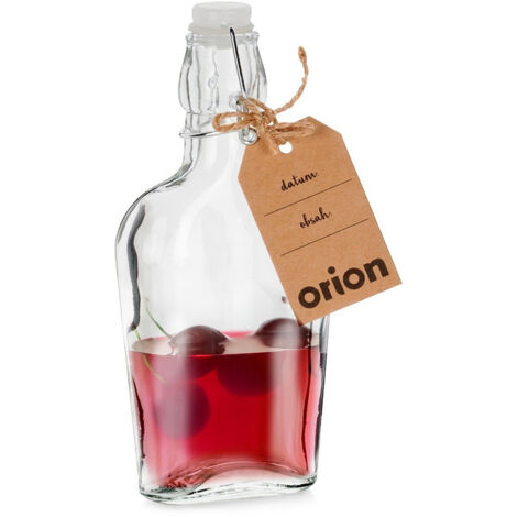 Bottiglia di vetro con clip 180 ml
