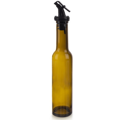 BOTTIGLIA DI VETRO PER OLIO E ACETO DOSATORE PER OLIO, ACETO E SPEZIE