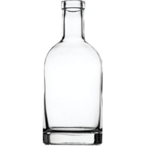BOTTIGLIA DISTILLATI OBLO - VETRO TRASP LT 0,20- 30 pezzi