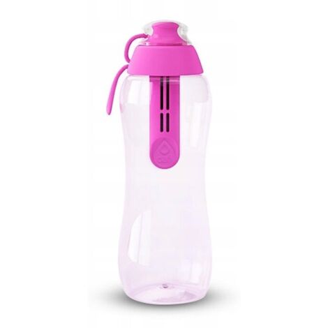Bottiglia filtrante per acqua Dafi rosa 0,3 l + filtro