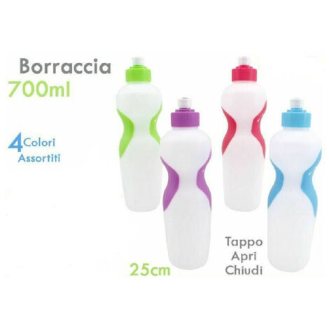 Bottiglia In Plastics Colorata 700ml Sport Show Apric
