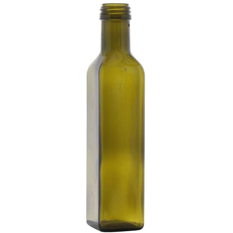 Image of Bottiglia in vetro Marasca Uvag per conservazione olio con imboccatura tappo a vite -250 mL - 48 bottiglie