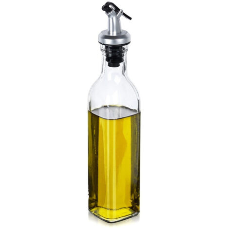 BOTTIGLIA IN VETRO PER DISPENSER DI OLIO E ACETO, CONDIZIONATORE DA CUCINA 250 ML