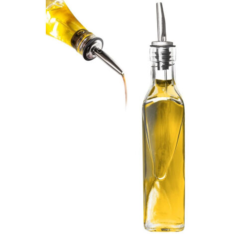 Bottiglia in vetro per olio e aceto con dosatore 250 ml