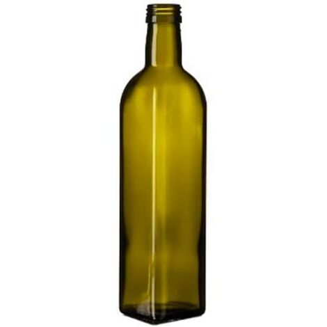 BOTTIGLIA IN VETRO PER OLIO ML 750 Ø31.5X18MM VERDE """MARASCA"""