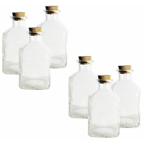 Bottigliette in vetro con tappo in sughero, 35x22mm - 1 pezzo Online