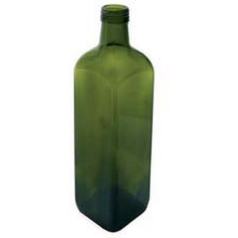 BOTTIGLIA MARASCA VETRO QUADRA OLIO capacit lt0,75 vetro verde tappo
