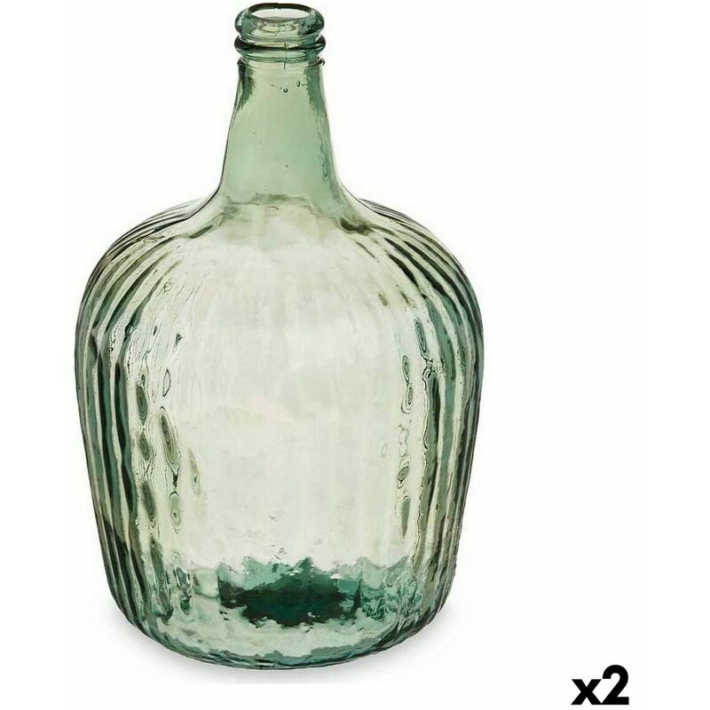 Image of Bottiglia Righe Decorazione champagne 22 x 37,5 x 22 cm (2 Unità)